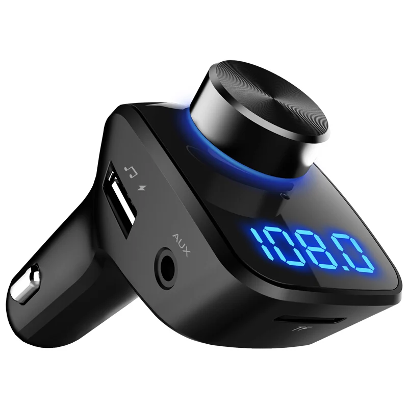 Автомобильный MP3-плеер fm-передатчик Bluetooth Mp3 Hands-free Телефон AUX Выход Поддержка U диск TF карта быстрая зарядка для телефона C69