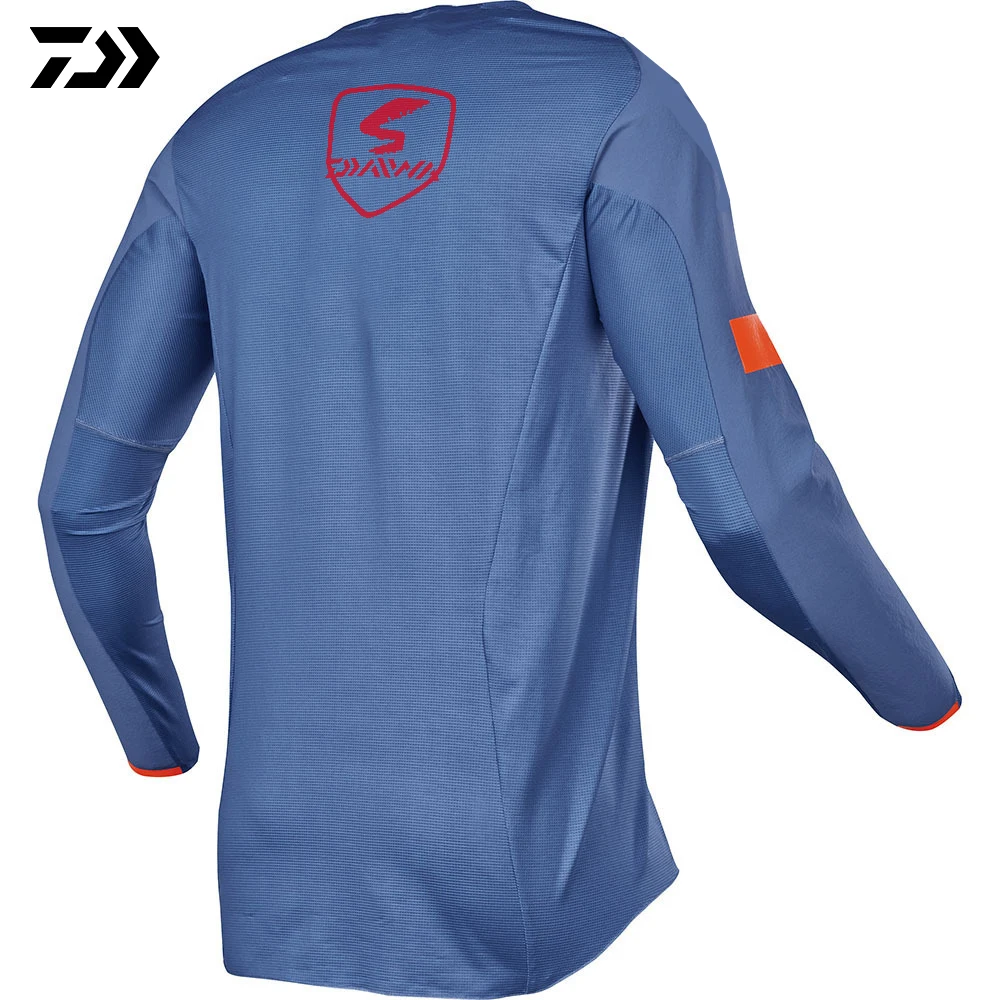 Новая летняя одежда для дайв Рыбалка Джерси Мужская одежда для рыбалки анти-УФ быстросохнущая дышащий с длинным рукавом рыболовная рубашка