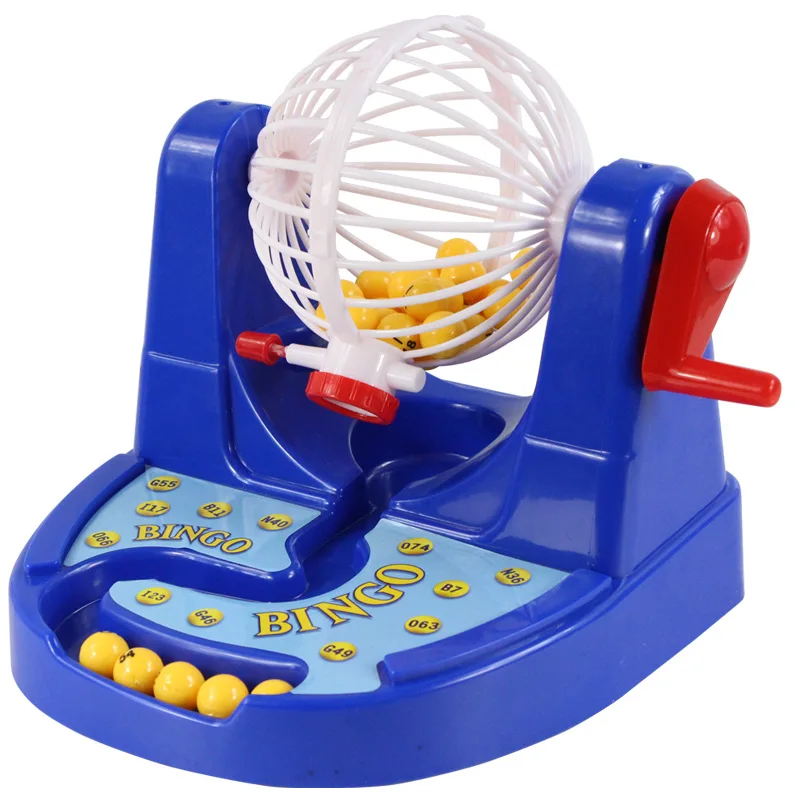 

Small Single Product Bingo Game Console Ernie Simulation Lottery Machine Game Children'S Educational Tabletop Toys