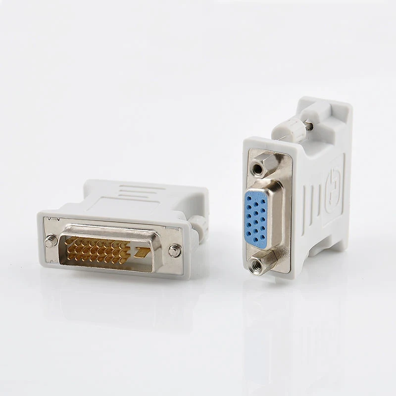 SUOZUN 1080P DVI i 24 + 5 В VGA кабель штекер гнездо конвертер видео адаптер переключатель