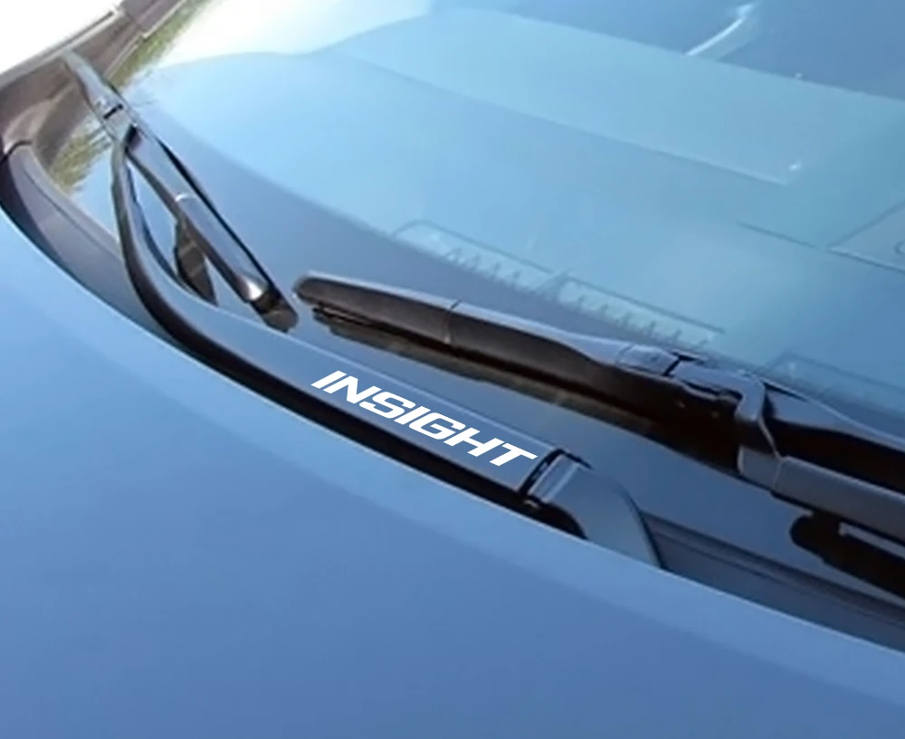 4 шт. автомобиля стеклоочиститель Виниловые наклейки Наклейка для Honda Fit Mugen Insight type S VTEC DOHC Modulo Vezel Pilot HR-V аксессуары для CR-V
