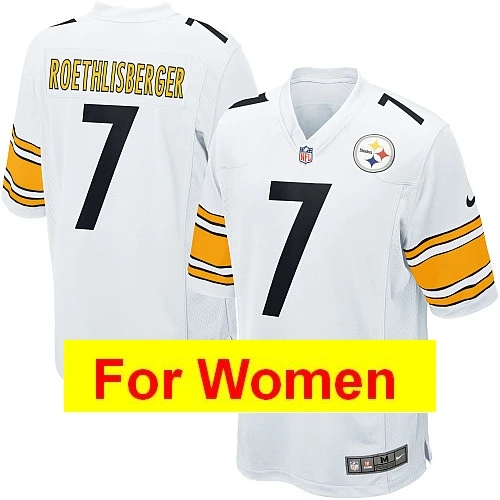 Женщины Питтсбург Антоний коричневый JuJu Smith-Schuster Ben Roethlisberger T.J. Ватт Алехандро виллануева Le'Veon Bell Джерси - Цвет: Серебристый