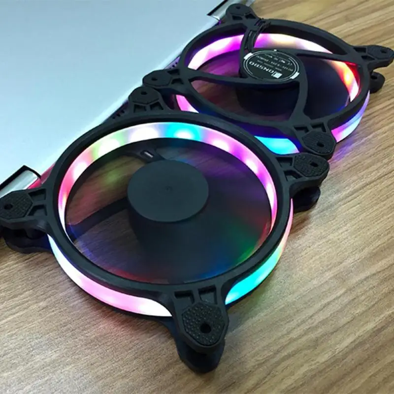 JONSBO Eclipse Plus 120 мм струящийся светодиодный чехол для настольного ПК кулер вентилятор радиатора