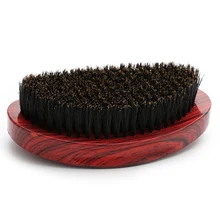 

1PC Men's Beard Brush Mustache Comb Natural Boar Bristle Hair Wood Shaving Tool For Men With Boar Bristle Brush Red Camouflage