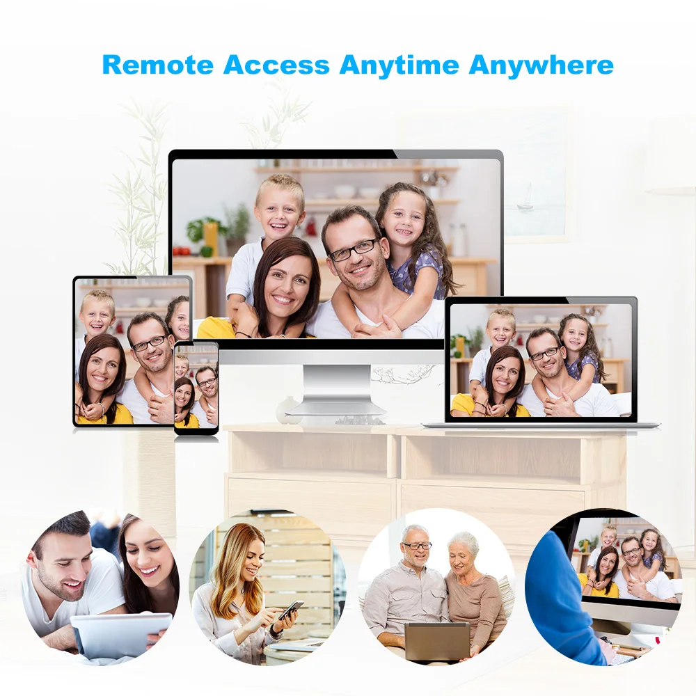 4CH Channel Full HD 1080P POE NVR Network Video Recorder Support Android/iOS APP control for CCTV Security Surveillance System
