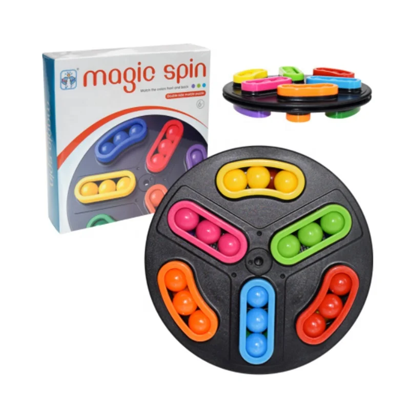 Handheld Mind Teaser Educational Magic Beans Spin Brain Training Brain Development Game Toys