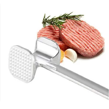 

High Quality Aluminum Alloy Loose Tenderizers Meat Hammer Pounders Knock-sided for Steak Pork Kitchen Dropshipping Tool