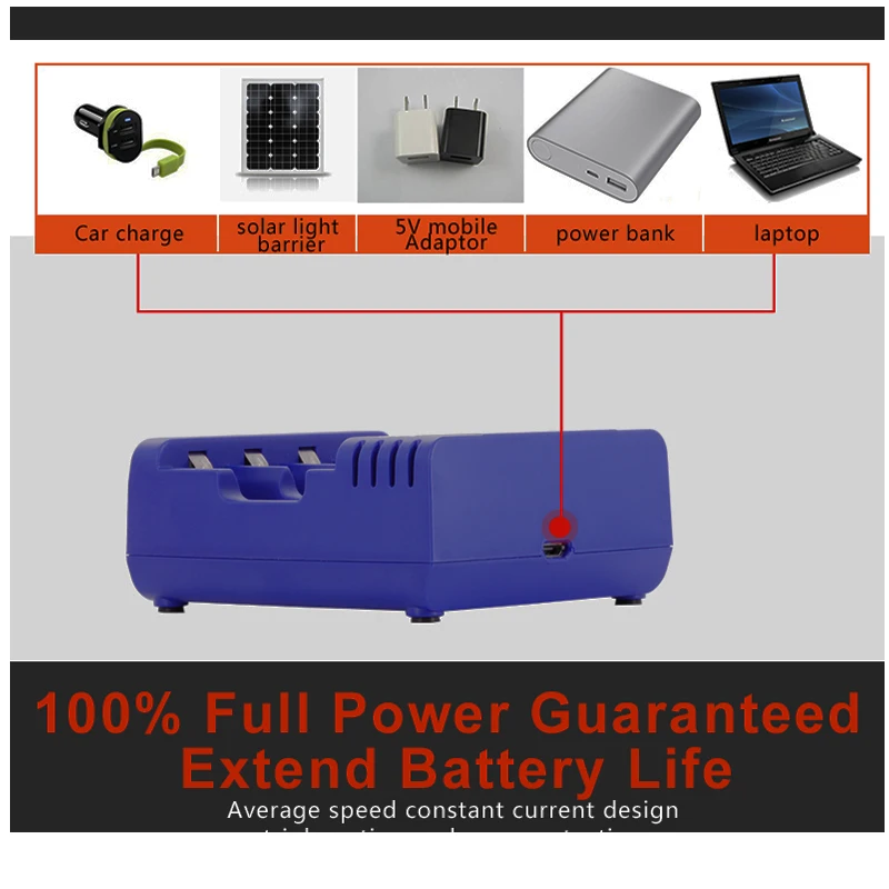 1 шт.* зарядное устройство для аккумуляторов 1,2 в NIMH NICD AA или AAA 4 слота зарядка от 1 до 4 шт. usb-интерфейс