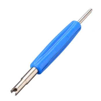 

Hot 2 Way Dual Ended Wheel Tyre Valve Key Remover Removal Tool with 2 Cores Auto Truck Bicycle Wheel Repair Remove Tool