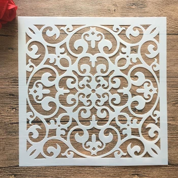 

30 * 30cm size diy craft mandala mold for painting stencils stamped photo album embossed paper card on wood,fabric wall stencil