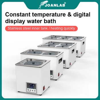 JOANLAB Laboratory Water Bath Constant Temperature LCD Digital Display Lab Equipment Thermostat Tank 6 4 2 1 Single Hole 220v 1