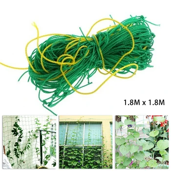 

1.8m*1.8m Trellis Garden Climbing Net Mesh Plant Support Nylon Cucumber Ropes