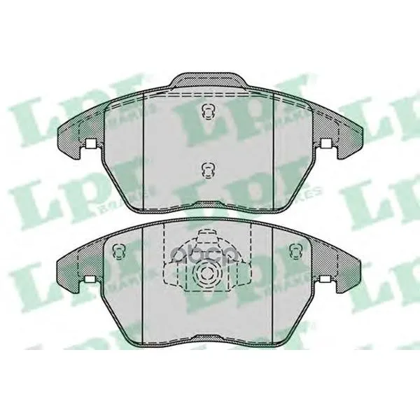 Колодки Тормозные Citroen C4/Peugeot 207/307/308 1.6-2.0 Передние Lpr 05p1248 Lpr арт. 05P1248