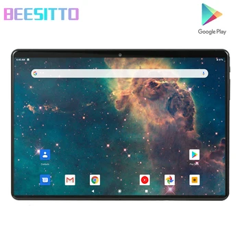 

2020 New Tablet Pc 10.1 inch Android 9.0 Google Play 3G Phone Call Tablets WiFi Bluetooth GPS 2.5D Tempered Glass 10 inch Tablet