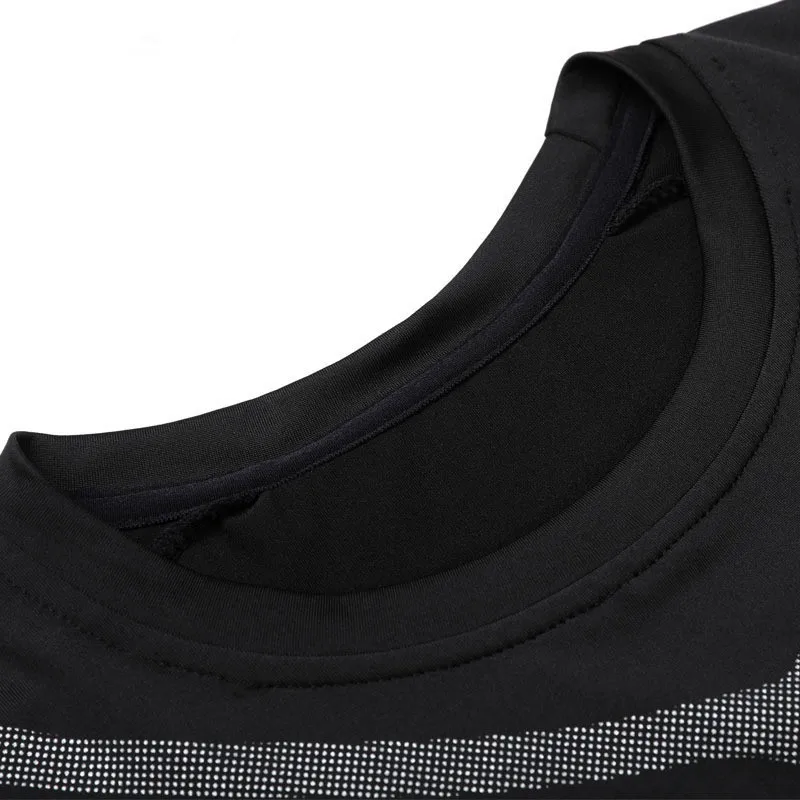 Impressão 3D homens correndo secagem rápida T-shirt corrida ao ar livre escalada tamanho grande moda masculina compressão T-shir