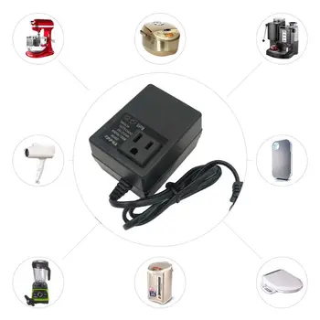 

200W Voltage Converter AC220V to AC110V Converting Device Switcher US/EU Plug