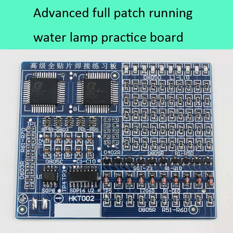 Spare Parts Advanced Full-Chip Soldering Practice Board Electronic Components DIY Production Kit