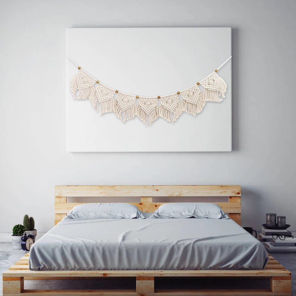 Bohemian Banners Macrame Wall Hanging Tapestry Art Wall Accents Yellow Beads Tassels Chic Boho Decor Dorm Room Home Decoration Bohemian Banners Macrame Wall Hanging Tapestry Art Wall Accents Yellow Beads Tassels Chic Boho Decor Dorm Room Home Decoration