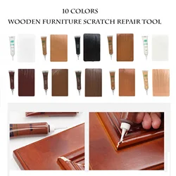 DIY Wooden Furniture Scratch Repair Tool Wood Floor Touch Up Paint Pen Fill Remover Home Furnitures Paint Wax Scratches Fix Care