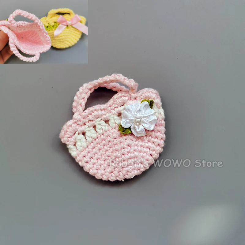 1PCS 1/6 Doll Bags Miniature Crossbody Bag Handbag Accessories for 25cm Dolls Mellchan Bjd Doll Accessories 20
