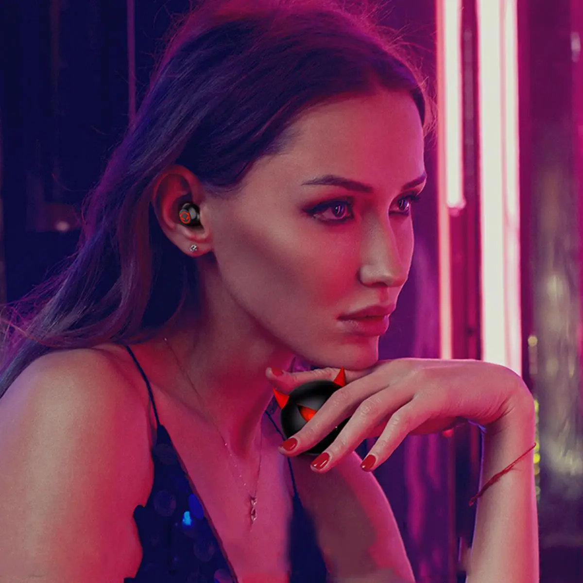 TWS bluetooth 5,0, мини наушники, беспроводные наушники, светодиодный, спортивные, стерео, авто сопряжение, сенсорная гарнитура для IOS, Android, телефона