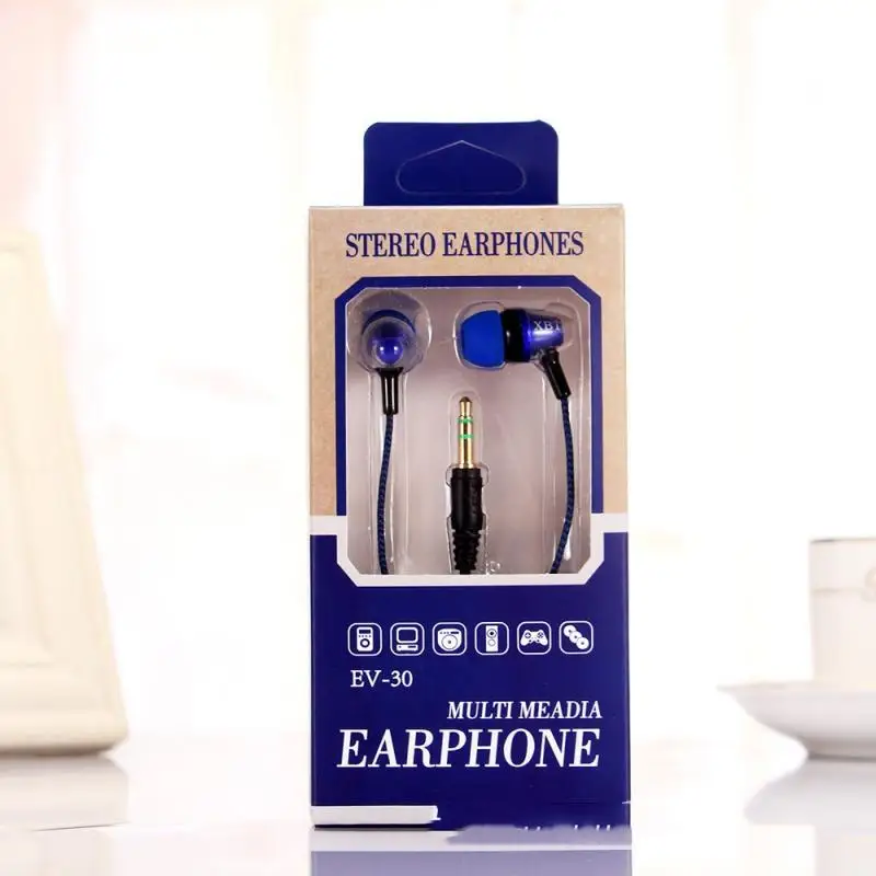 Универсальные наушники для телефонов Android плетеный провод наушников вес