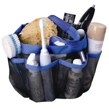 

Mesh Shower Caddy Quick Dry Tote Bag Hanging Toiletry Bath Organizer with Multiple Compartments YU-Home