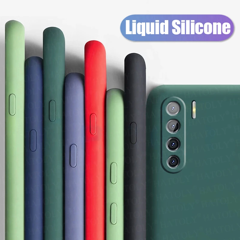 

For Oppo A91 Case Cover For Oppo A91 Soft Liquid Silicone Back Cover Smooth Shockproof Bumper Ultra-thin Phone Case For Oppo A91