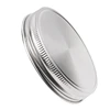 8 Pcs Stainless Steel Jar Lids 86Mm Sealed Leak Proof Cover With Silicone Seals Resistant Storage Solid Caps Wide Mouth Lid 3