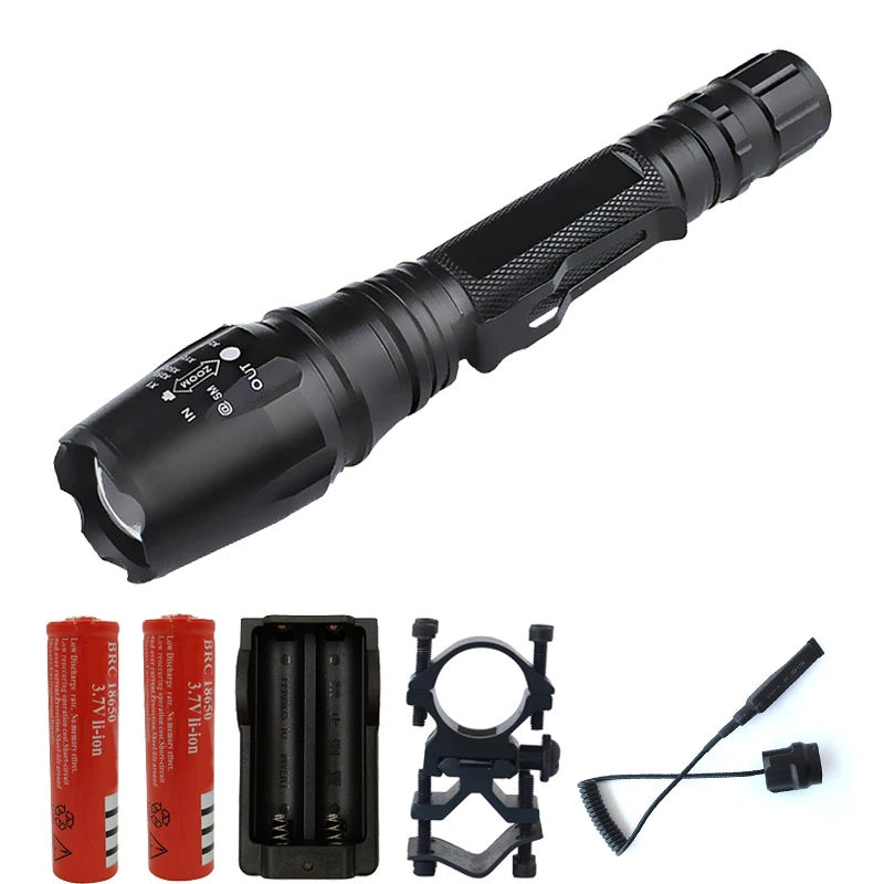 Litwod Z20V5 30000 люмен мощный фонарик xhp50 l2 t6 светодиодный фонарик с масштабированием 5 режимов фонарь для 18650 тактика охотничий фонарь - Испускаемый цвет: Option D