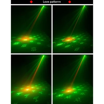 

New Laser Projector Light 6 Patterns DJ Disco Light Music RGB Stage Lighting Effect Lamp Decoration For KTV Home Party