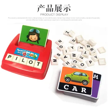 

English Alphabet Game Parent-child game learning machine Baby learn english words Memory parent-child interaction