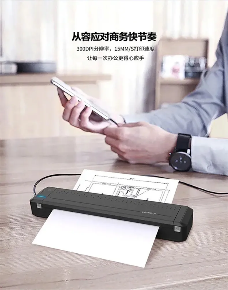 Portable Printer Thermal Transfer Mini 