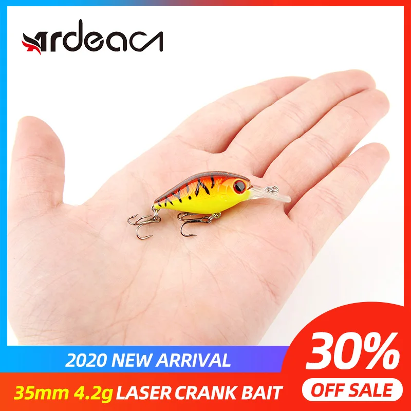 ARDEA nuevo crankbait seunuelo de pesca topwater artificiale воблер 35 мм 4,2 г Мини Жесткий anzuelos de alta приманка гольян
