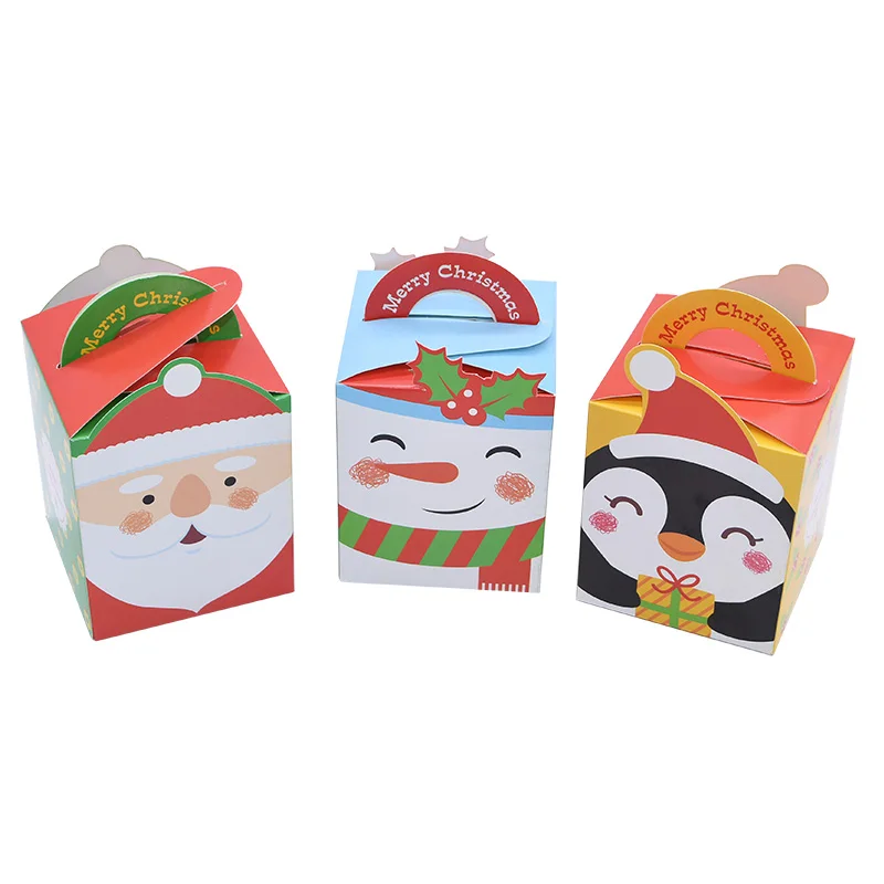 Christmas Candy Box Bell Christmas Tree Candy Apple Packing Box Christmas Eve Party Cookie Bag Gift Box Navidad Candy Box Decor