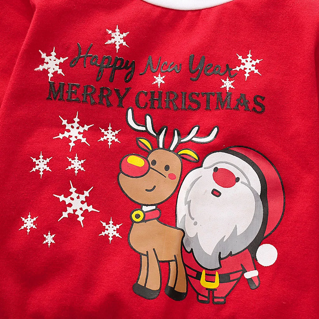 Christmas Newborn Baby Girls Boys clothes 2pcs set Tops Sweatshirt Pants Outfits long sleeve baby clothing sets 3-24M