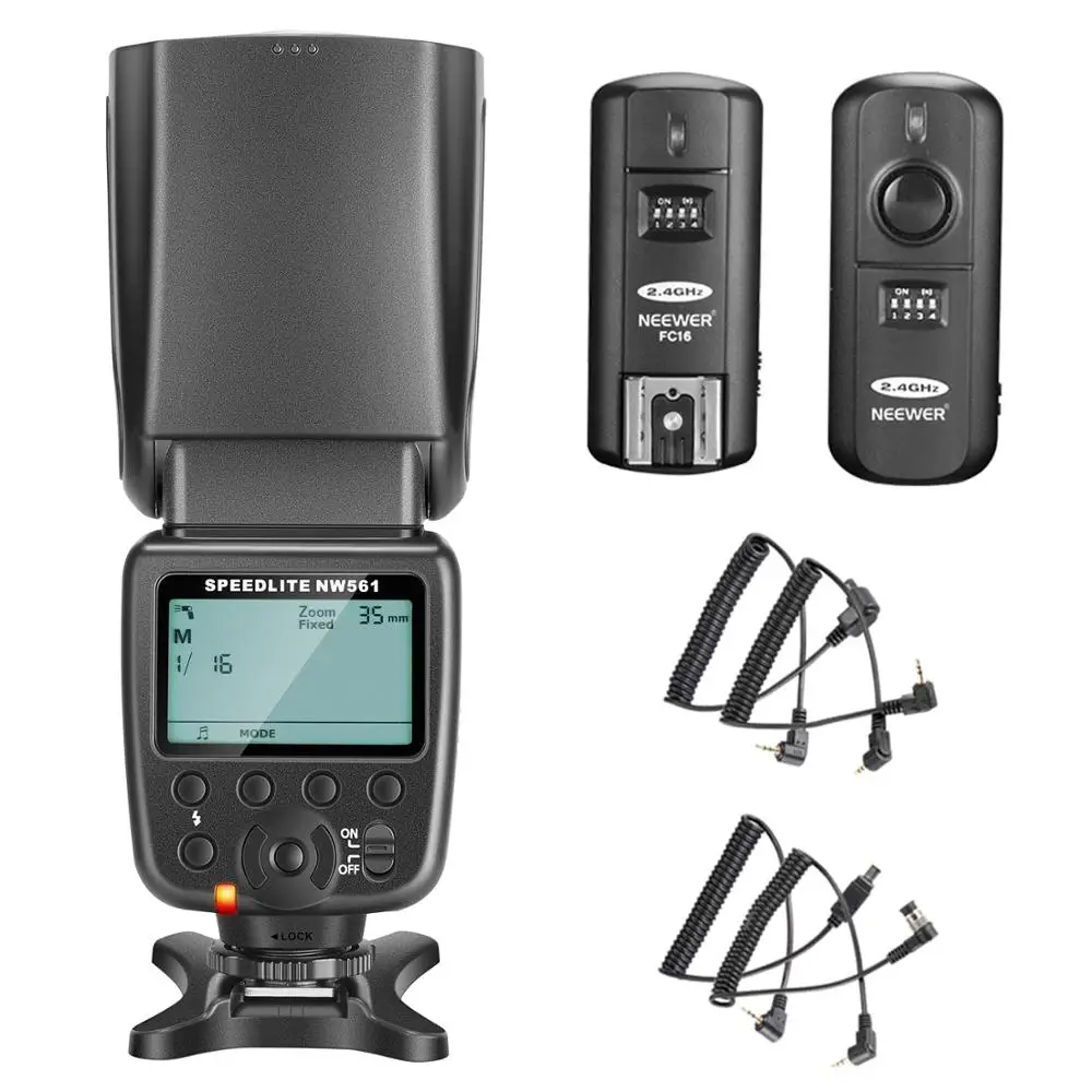 Neewer NW 561 ЖК дисплей Экран Вспышка Комплект speedlite для цифровой зеркальной | Фотовспышки -32971685885