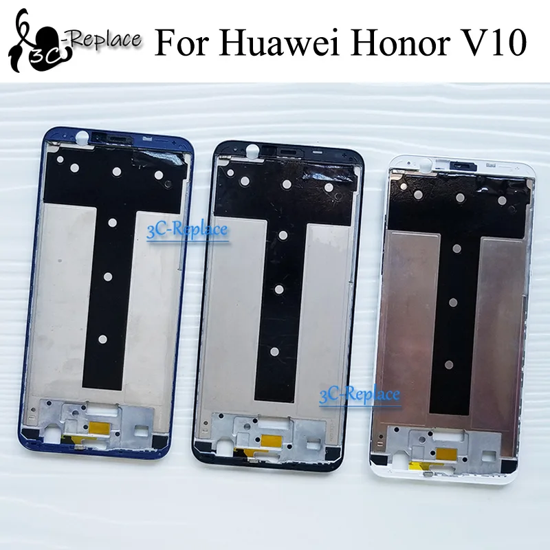 Для Huawei Honor V10 BKL L09 TL10 / View 10 Передняя панель корпуса ЖК дисплей рамка рамка|Корпусы