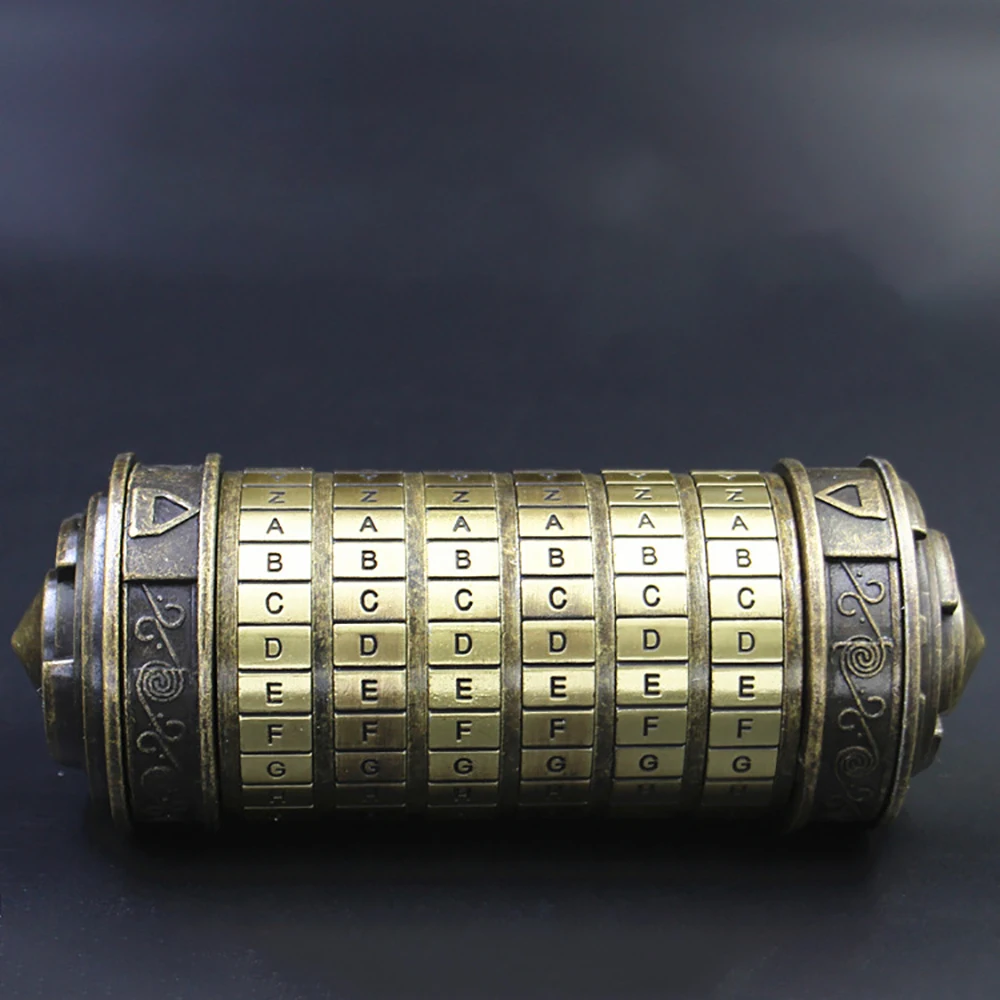 

Leonardo Da Vinci Code Toys Combination Lock Romantic Valentine'S Day Letter Metal Locks Gifts For Girlfriend