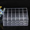 24 Trapezoid Clear Makeup Lipstick Stand Case Organizer 3