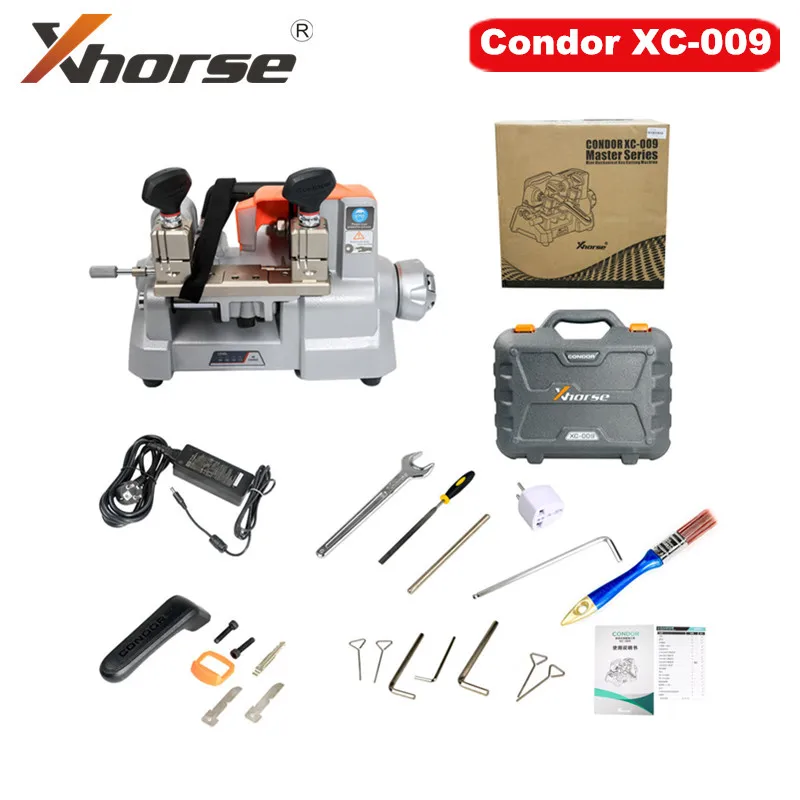 Xhorse Кондор XC 009 копировально фрезерный станок для обработки замочных ключей
