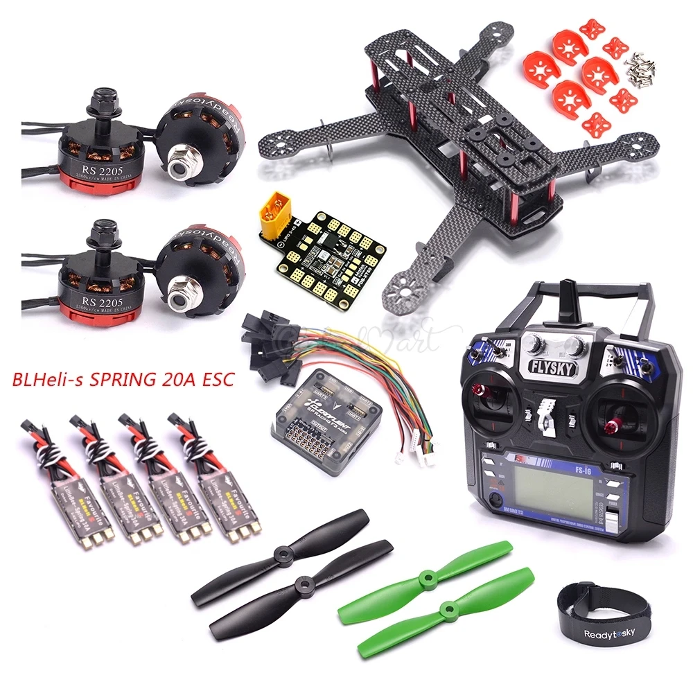ZMR250 250 Комплект из углеродного волокна для рамы RS2205 2300KV Motor LittleBee 20A blheli _ s ESC F3 Acro