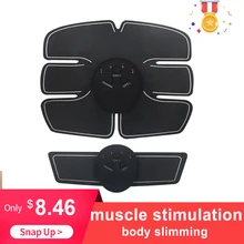Электрический стимулятор мышц, стимуляция живота, тренажер для мышц, тренажер для похудения, тренажер для сжигания жира, фитнес-массаж