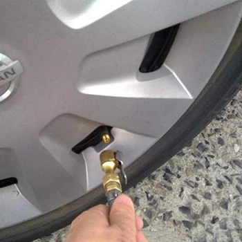 

1PCS 8mm Car Tire Repair Tools Car Ball Tire Inflator Air Chuck Tire Gauge With Clip