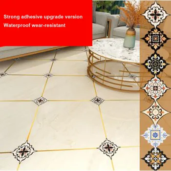 

Tile diagonal sticker self-adhesive creative decoration waterproof and wear-resistant floor sticker removable diagonal sticker