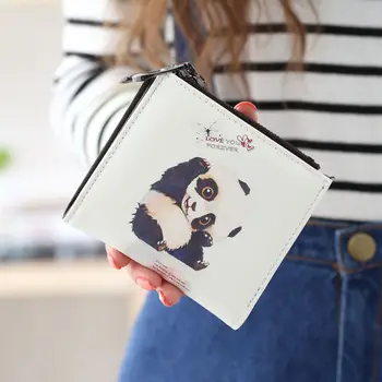 

Animal Wallet Hasp Women Wallets Female Coin Purse Card Holder Leather Small Purse Women High Quality Short Ladies Clutch Wallet