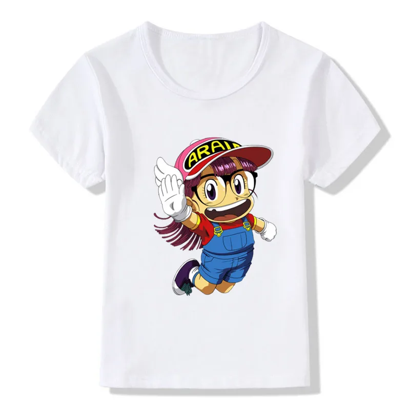 couple t shirt Summer Kids T-shirt Anime Cute Arale Cartoon Print Girls T shirt Short Sleeve Funny Baby Boys Clothes Children Tops,HKP5110 superman t shirt T-Shirts