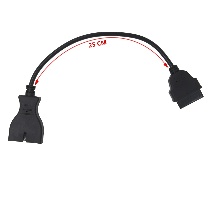 Для GM 12Pin до 16Pin OBD2 кабель для G-M 12 Pin OBD2 разъем адаптер кабель для диагностики автомобилей OBD2 16 pin OBD удлинитель конвертер