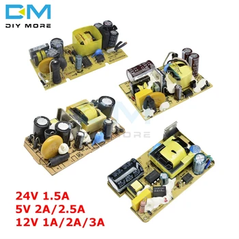 

AC 100V-240V to DC 5V 2A/2.5A 12V 1A/2A/3A 24V 1.5A Switch Power Supply Module Overvoltage Overcurrent Short Circuit Protection