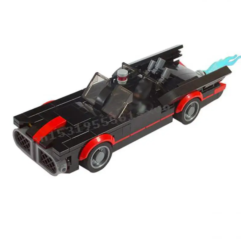 BuildMoc Decool 7105 7116 Comaptible Leping Бэтмен фильмы фигурки Batpod Batmobile набор строительных